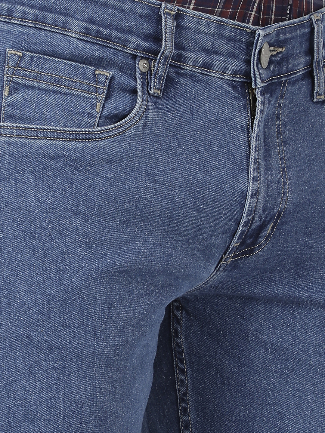 Numero Uno Men Solid Blue Jeans